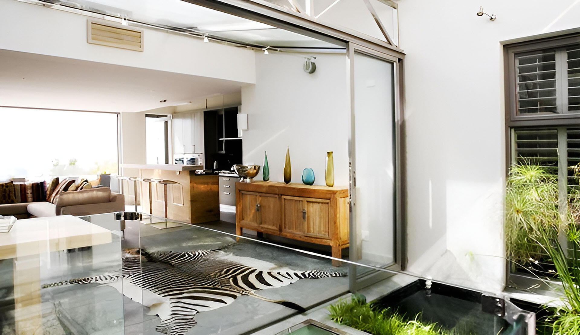 Green Point - Completed residence Indoor pond area